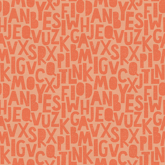 Speckled Letters - Peach