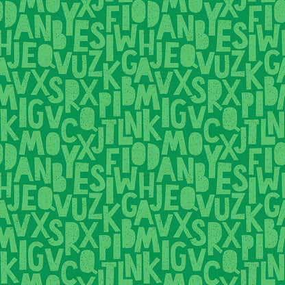 Speckled Letters - Light Green