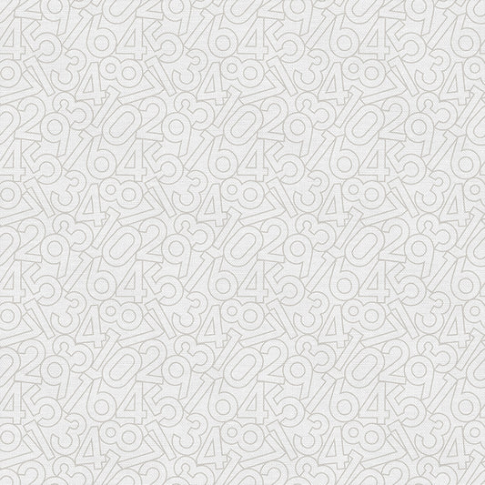 Hollow Numbers - Grey