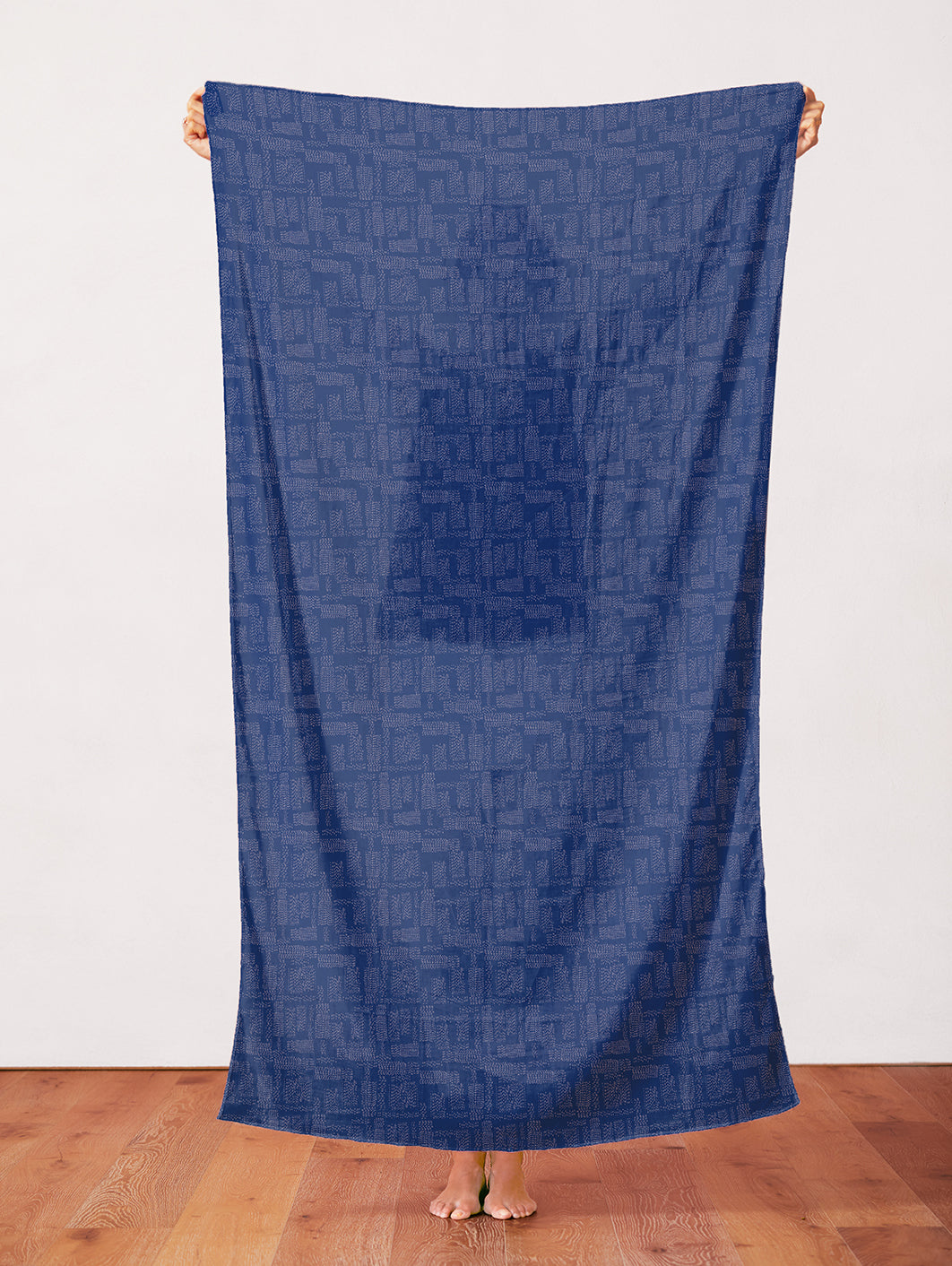 Kantha Cloth - Dark Blue