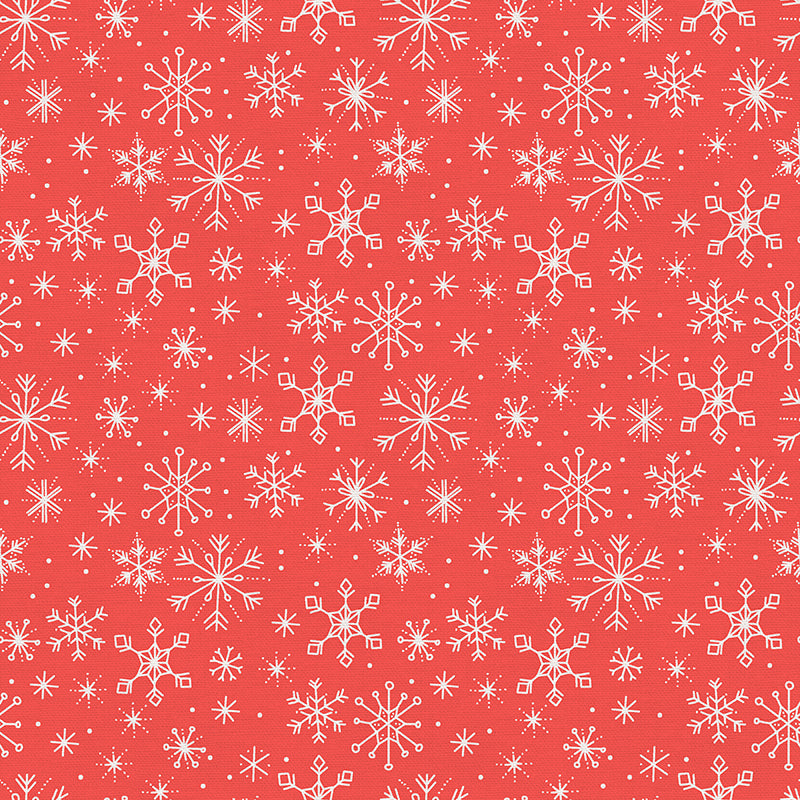 Snow Flake - Red
