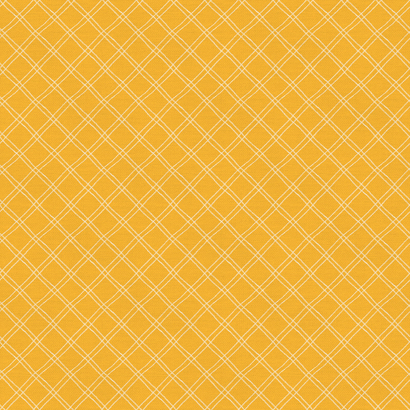 Double Cross Lines - Yellow