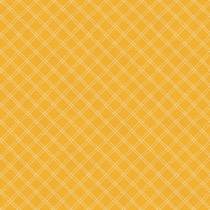 Double Cross Lines - Yellow