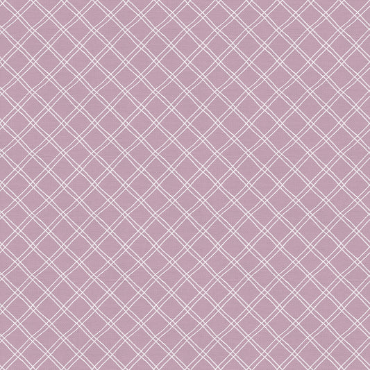 Double Line Cross - Purple