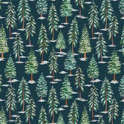 Forest Trees - Dark Teal