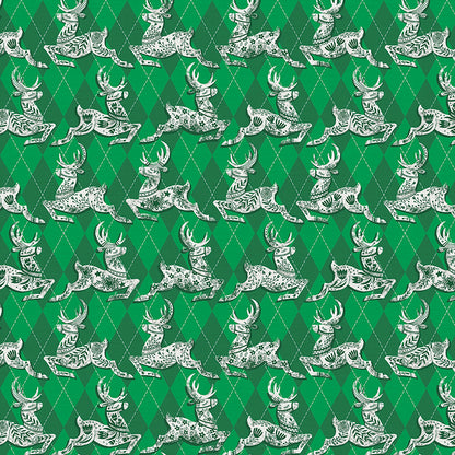 Deer Harlequin - Green