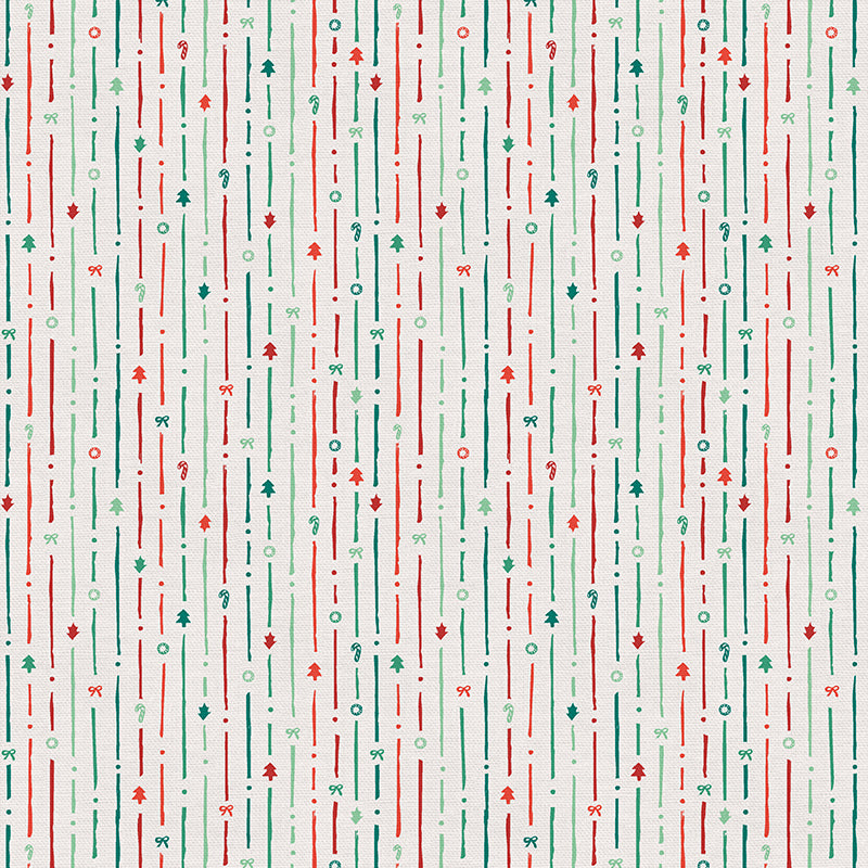 Candy Stripes - Green/Red