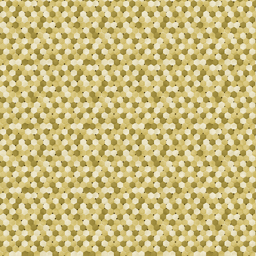 Tonal Honeycomb - Gold