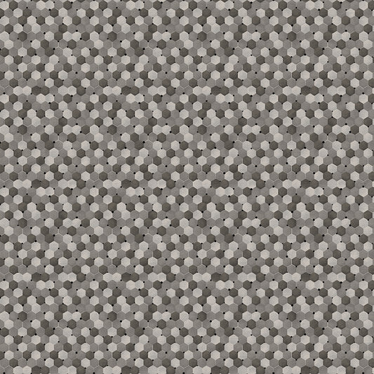 Tonal Honeycomb - Grey