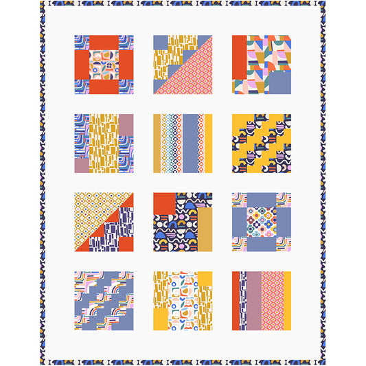 Free Quilt Pattern - Artist Garden Grid