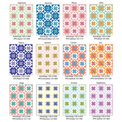 Free Quilt Pattern -  Star Signs by Lisa Swenson Ruble