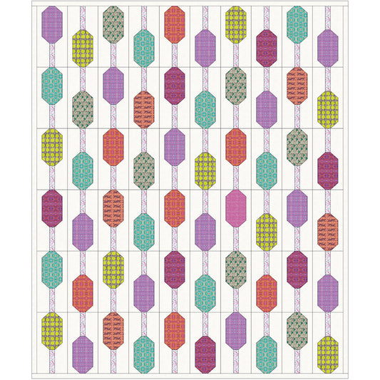 Free Quilt Pattern -  Beaded Curtains