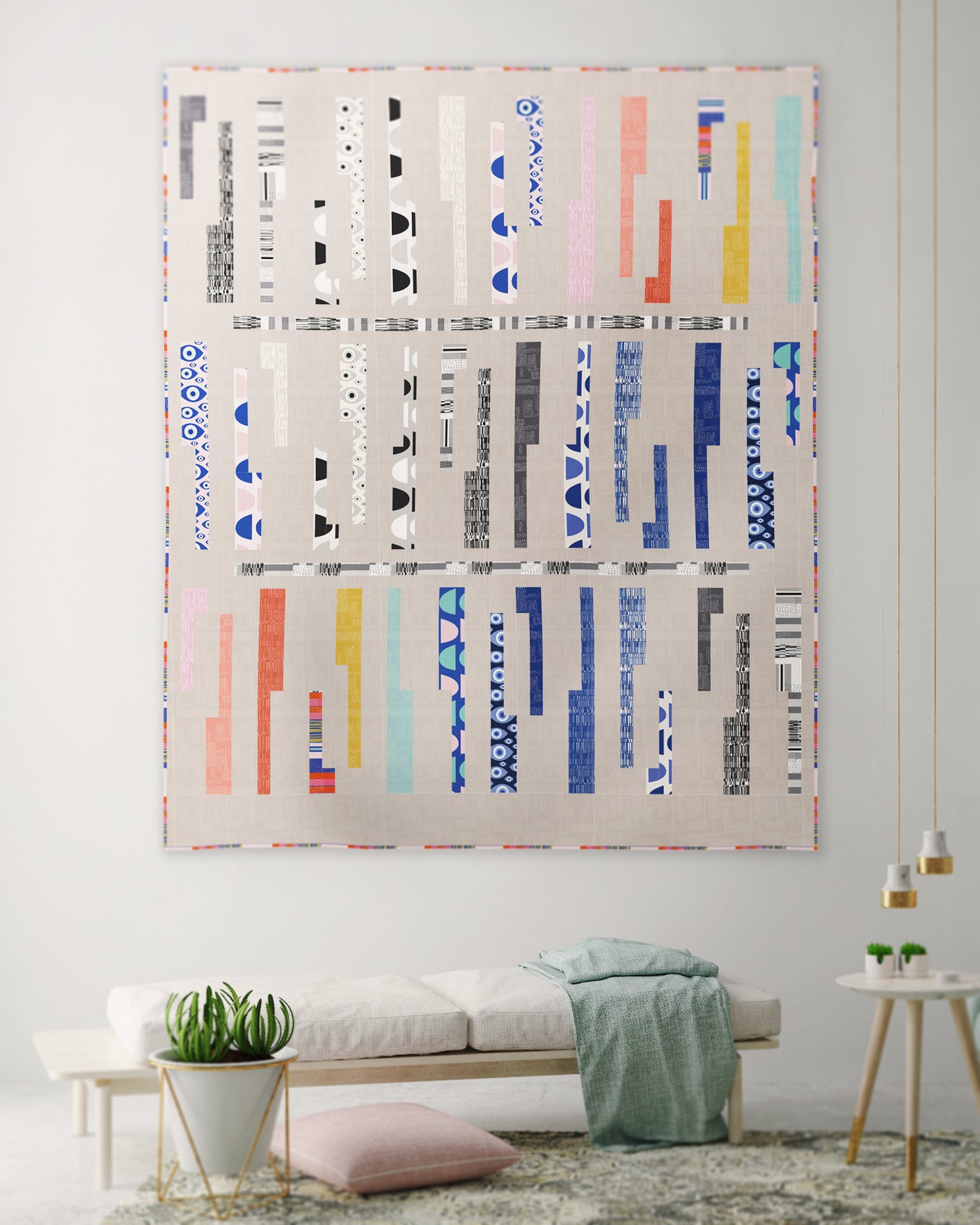Quilt Pattern - Broken Codes by Heather Black of Quiltachusetts