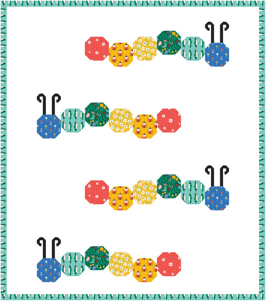 Quilt Pattern - Caterpillar Quilt By Center Street Quilts