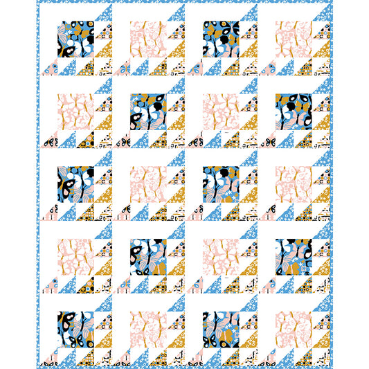 Free Quilt Pattern -  Butterflies in a Row