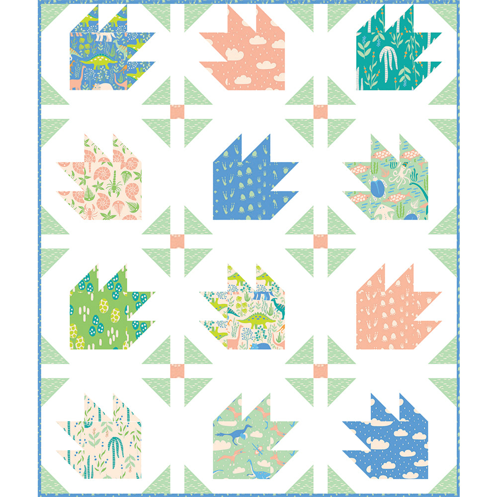 Free Quilt Pattern - Dino Tracks