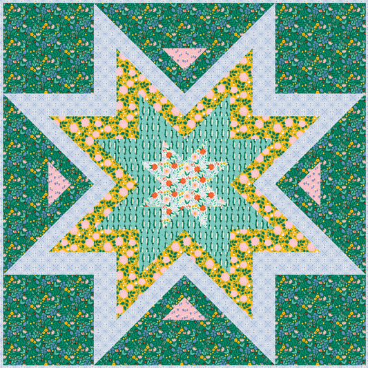 Quilt Pattern -Expanding Stars By Quilty Love