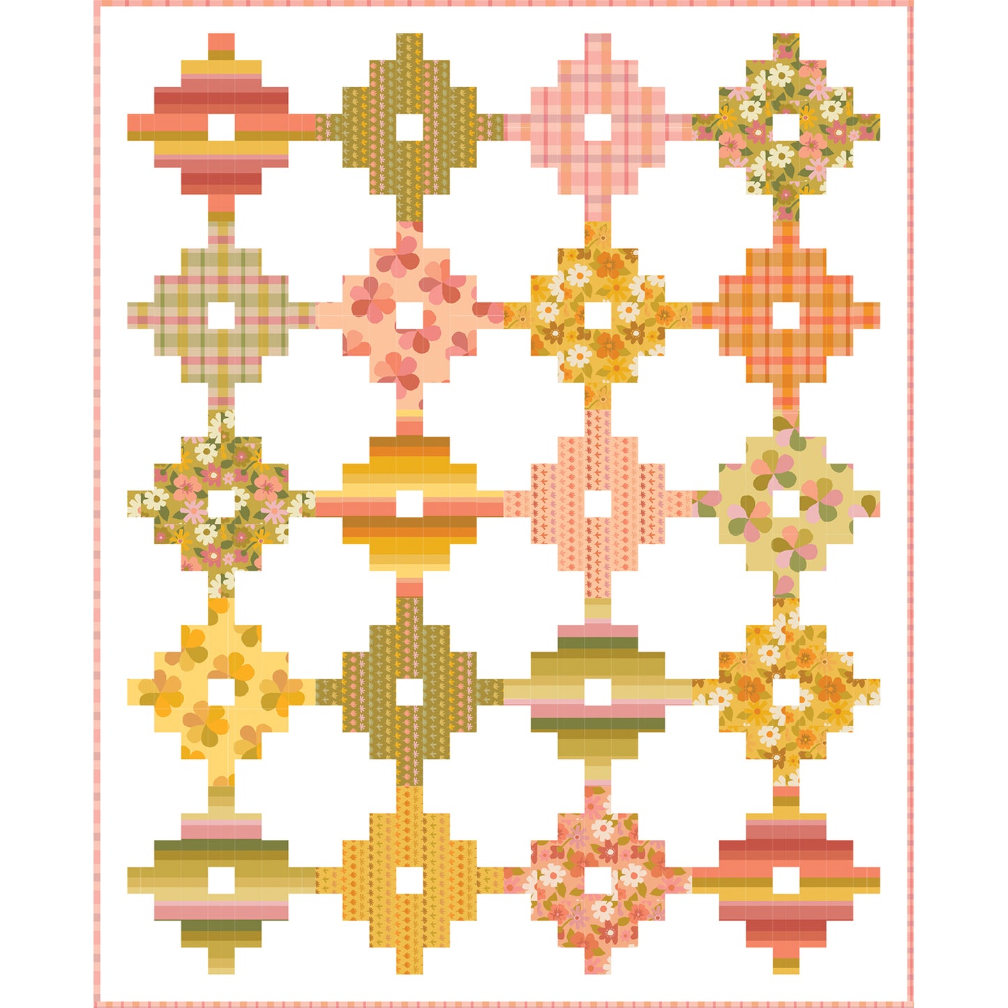 Free Quilt Pattern - Big Blooms by Lisa Swenson Ruble