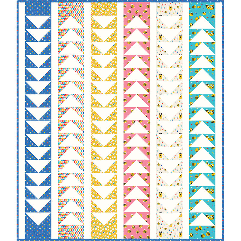 Quilt Pattern -  Flying by Quilty Love