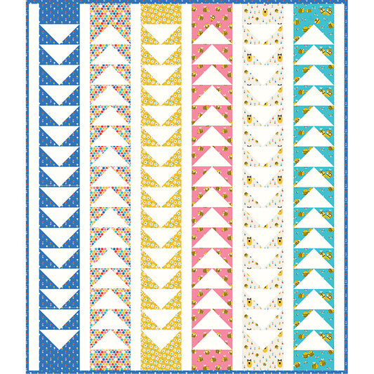 Quilt Pattern -  Flying by Quilty Love
