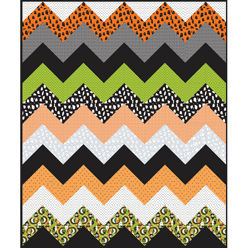 Free Quilt Pattern - Spooky Spikes