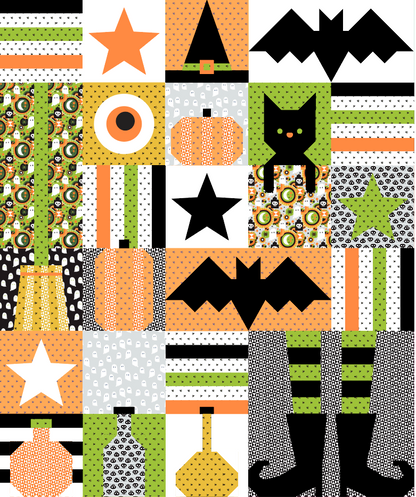 Quilt Pattern -  Hocus Pocus by Corinne Sovey