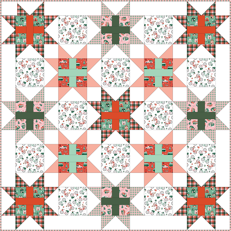 Free Quilt Pattern - Home for Christmas
