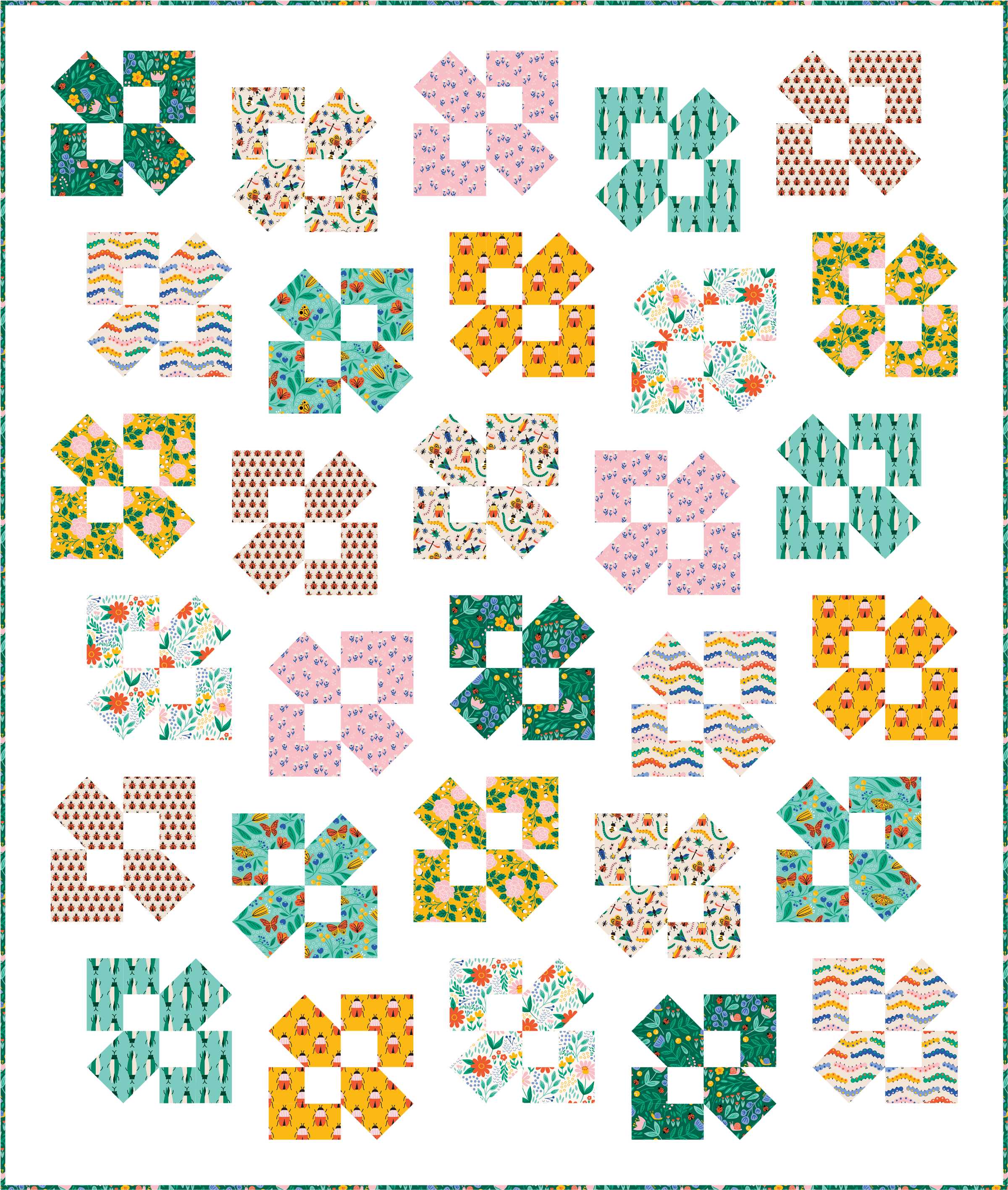 Quilt Pattern - Lucky Duck By A Bright Corner