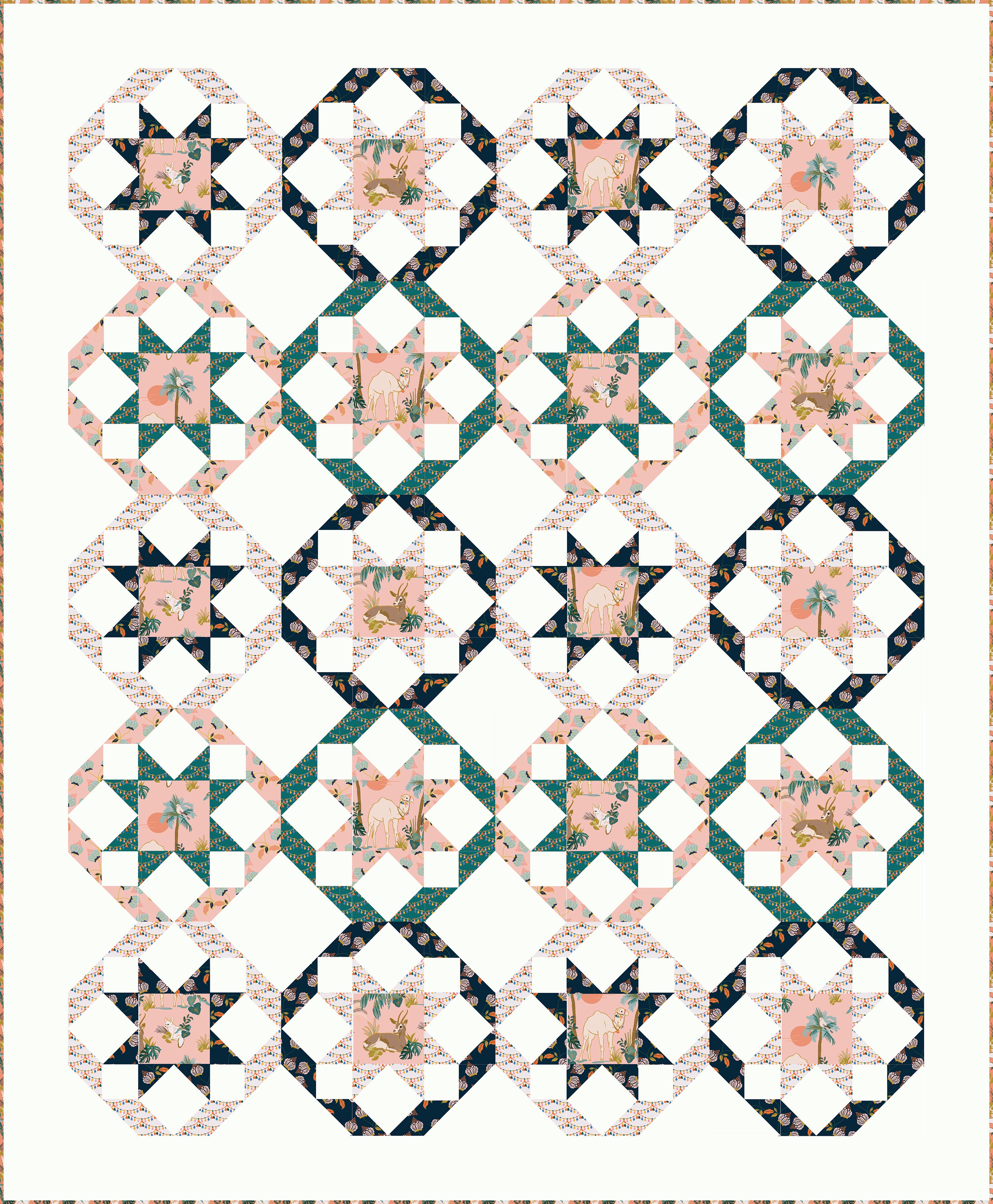 Quilt Pattern -  Promenade By Cluck Cluck Sew