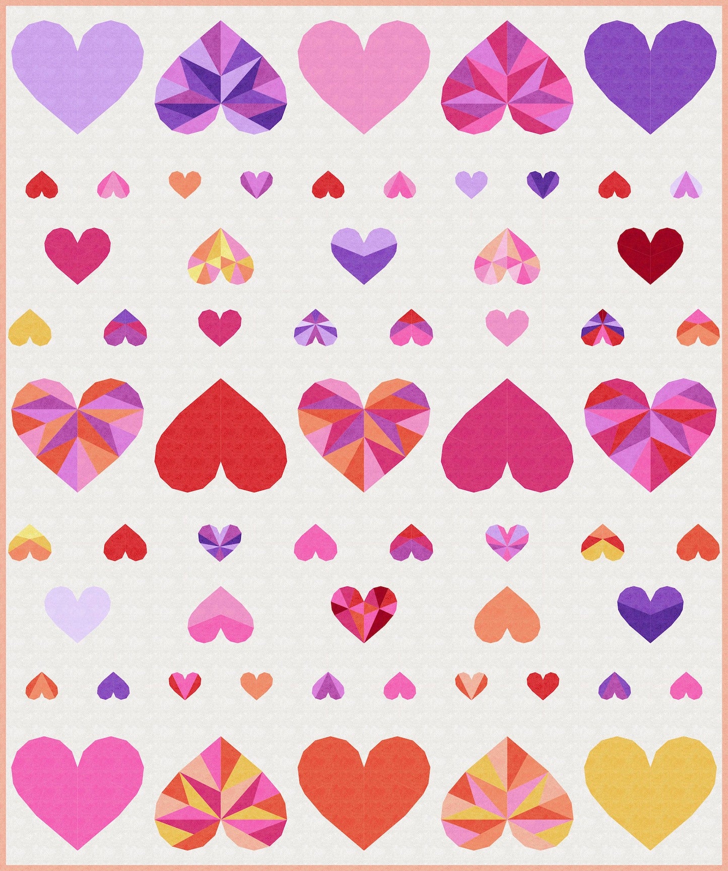 Quilt Pattern- Queen Of Hearts by Sariditty