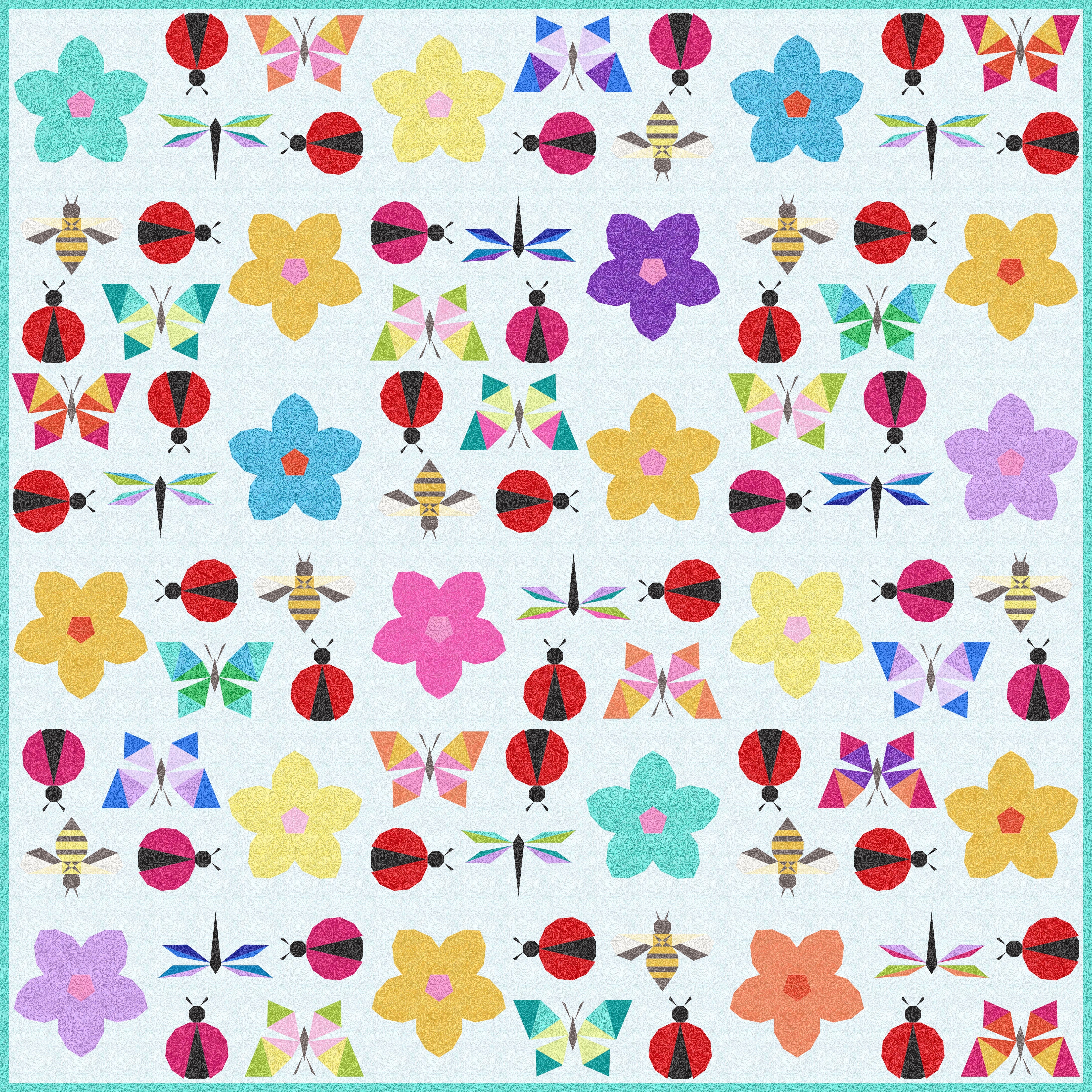 Quilt Pattern- Spring Fling by Sariditty