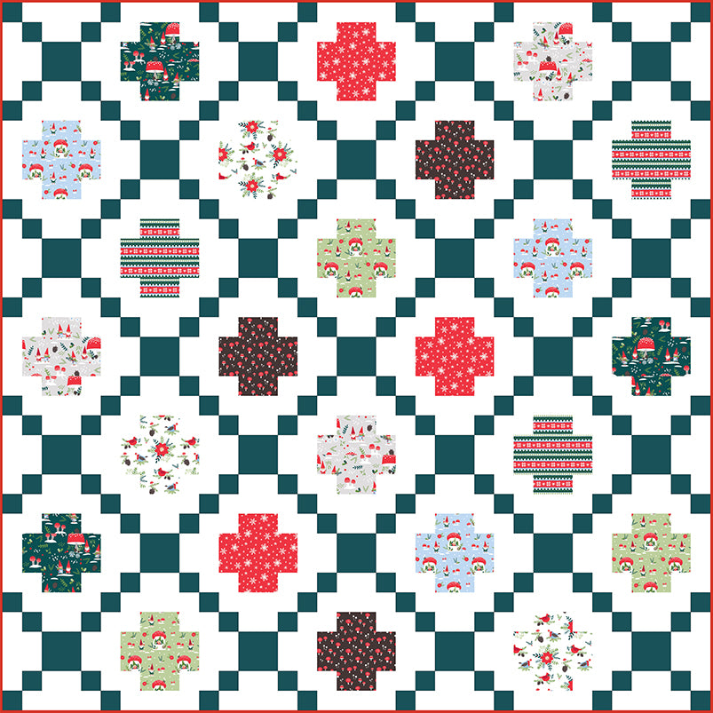 Quilt Pattern - Modern Crossing by Patchwork and Poodles