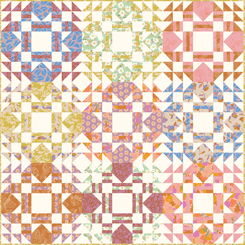 Quilt Pattern -  Everglow by Patchwork and Poodles