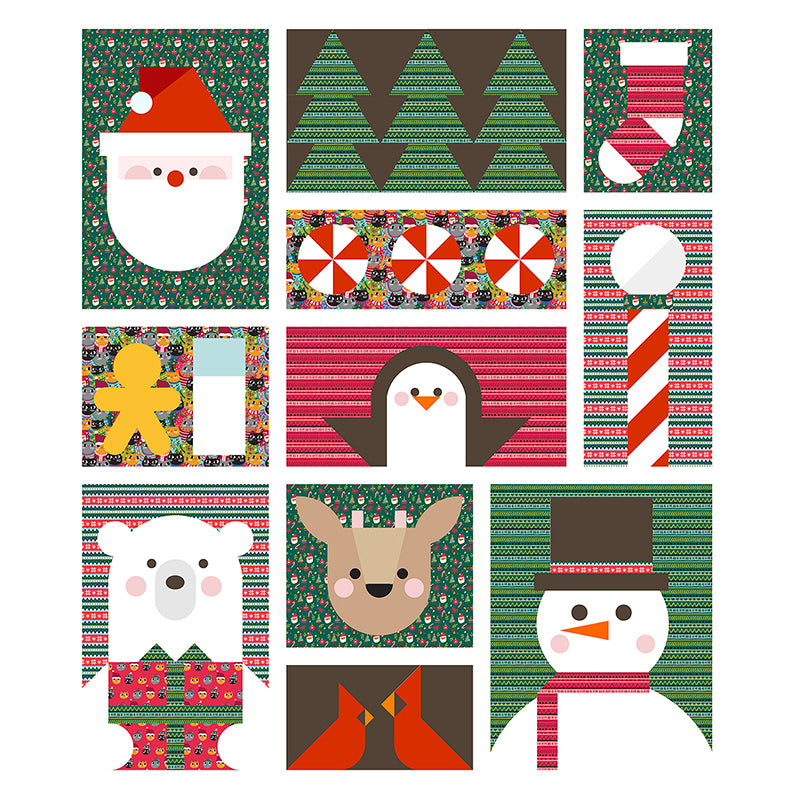 Quilt Pattern -  Santa's Helpers by Corinne Sovey