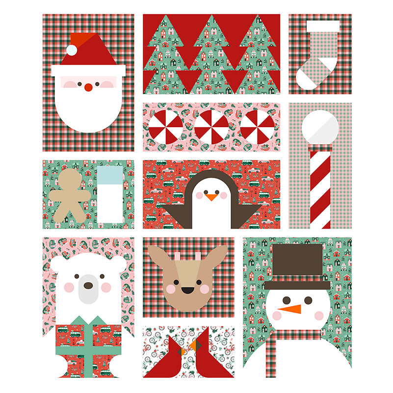 Quilt Pattern -  Santa's Helpers by Corinne Sovey