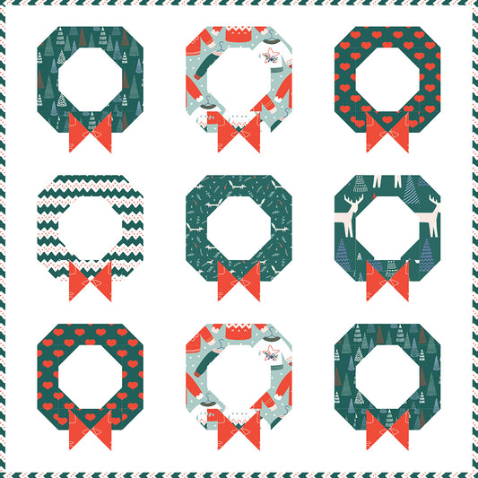 Free Quilt Pattern - Wreaths on the Wall
