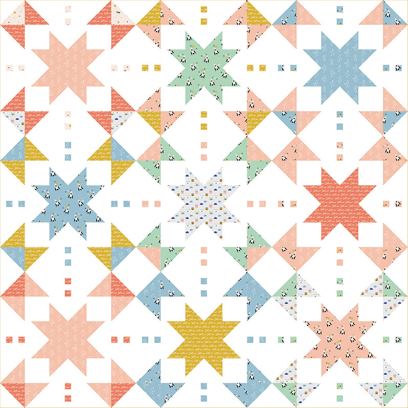 Quilt Pattern -  Starshine by Modernly Morgan