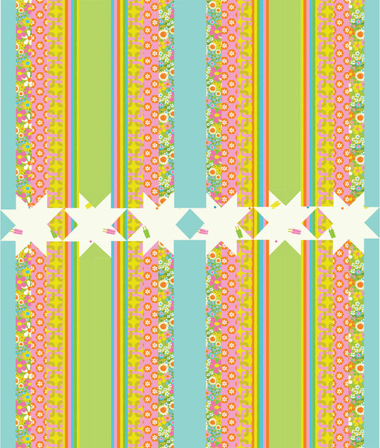 Free Quilt Pattern - Steller by The Retro Quilter