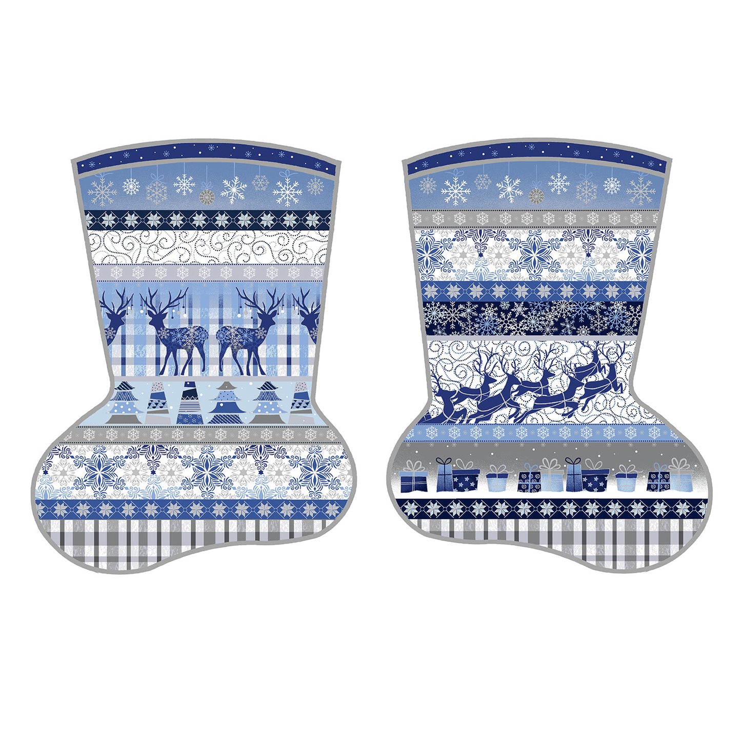 Blue Holidays Stockings
