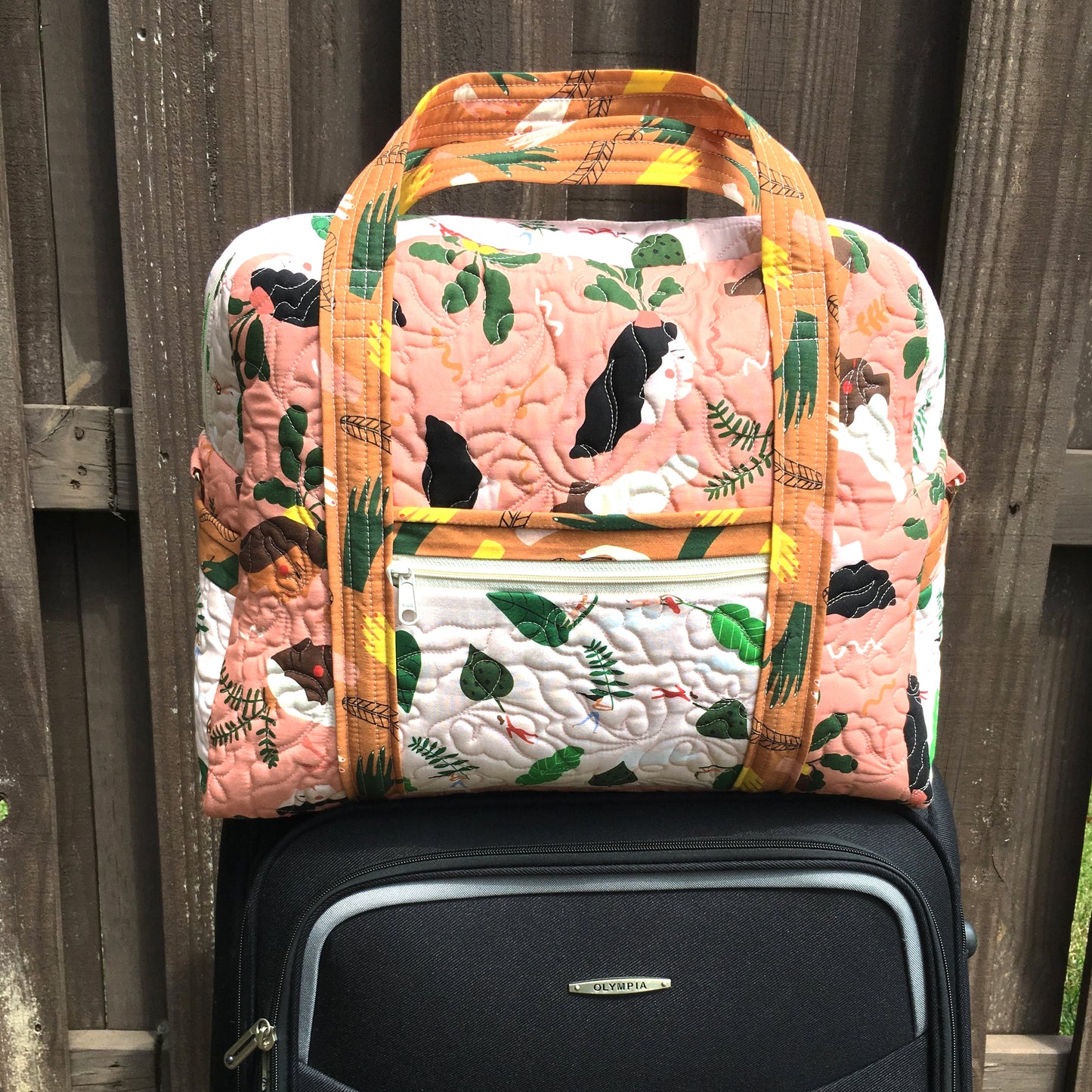 The Ultimate Travel Bag pattern Paintbrush Studio Fabrics