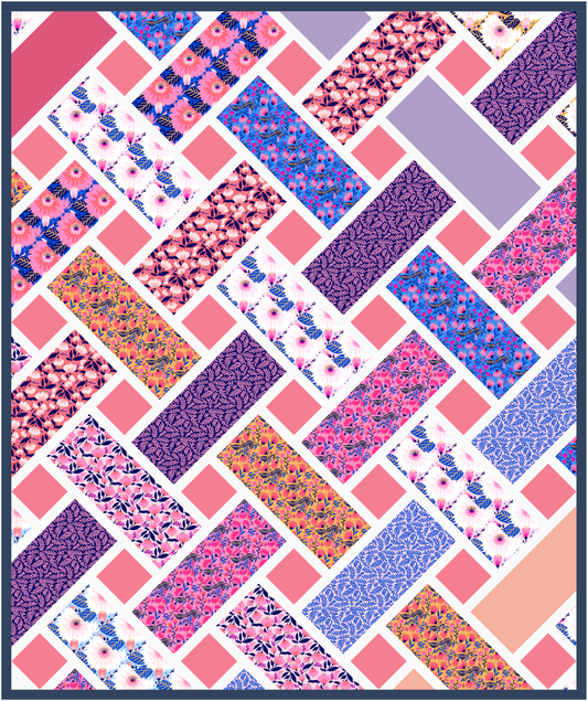 Quilt Pattern - The Tessa Quilt By Kitchen Table Quilting