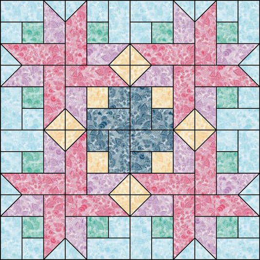 FREE Wholecloth Mini Quilt Pattern by Angela Walters