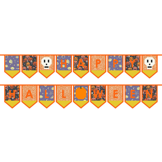Quilt Pattern - Quilted Halloween Bunting by the.weekendquilter