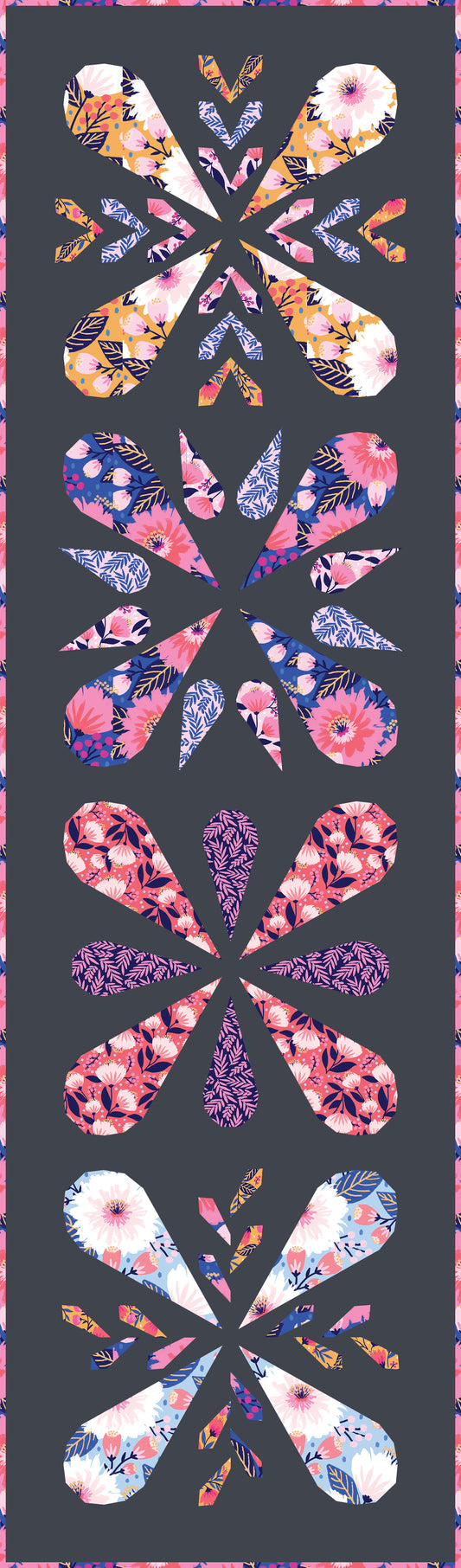 Table Runner Pattern - Patchwork Petals By Whole Circle Studio
